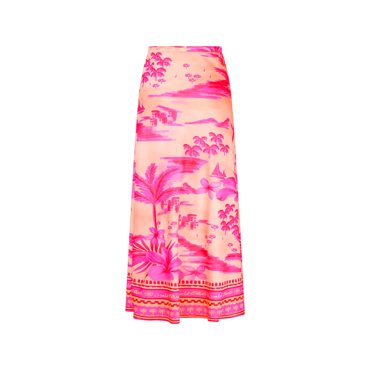 Bias Drawstring Maxi Skirt - Sippin Pretty - Image 10