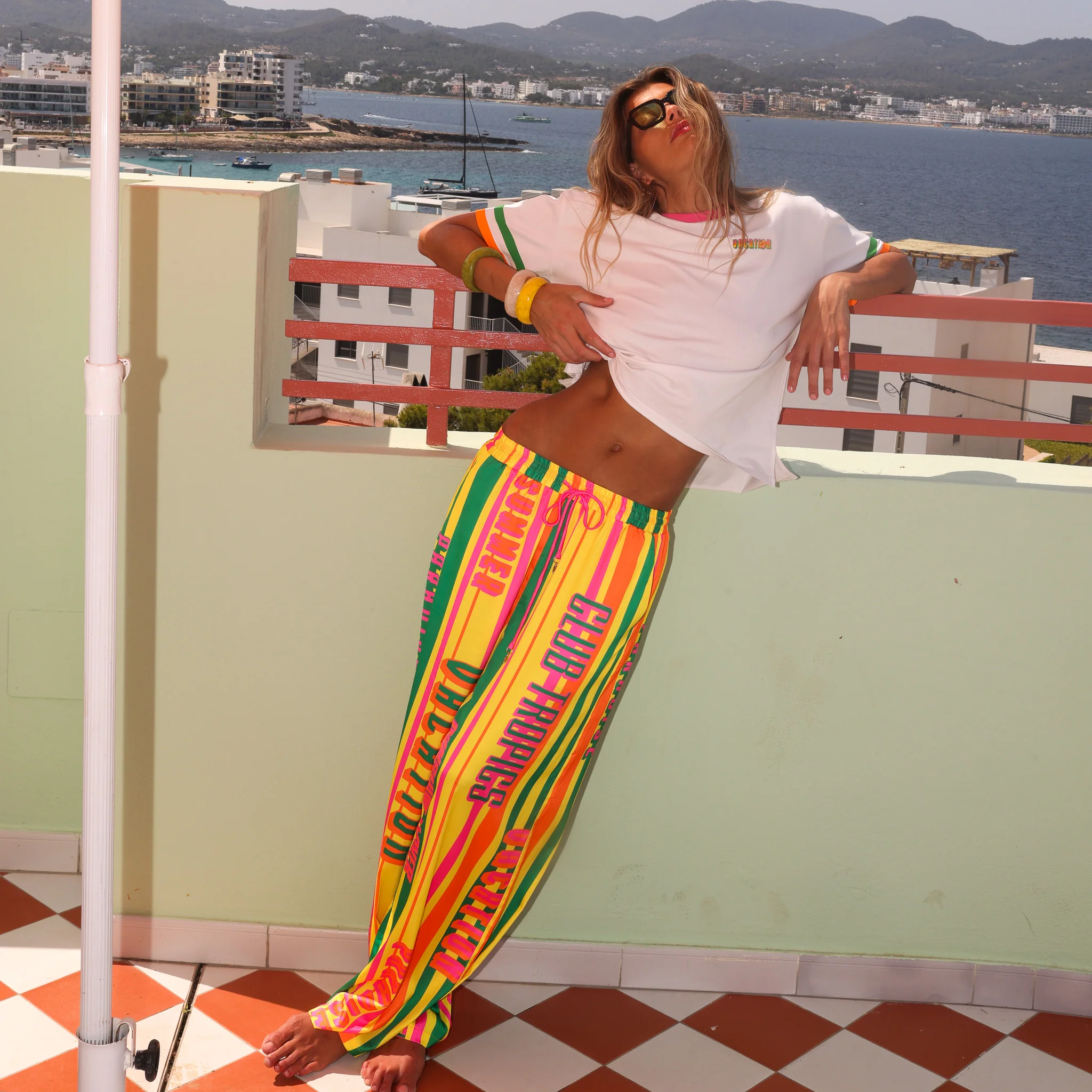 Drawstring Resort Pants - Sunshine Lover - Image 7