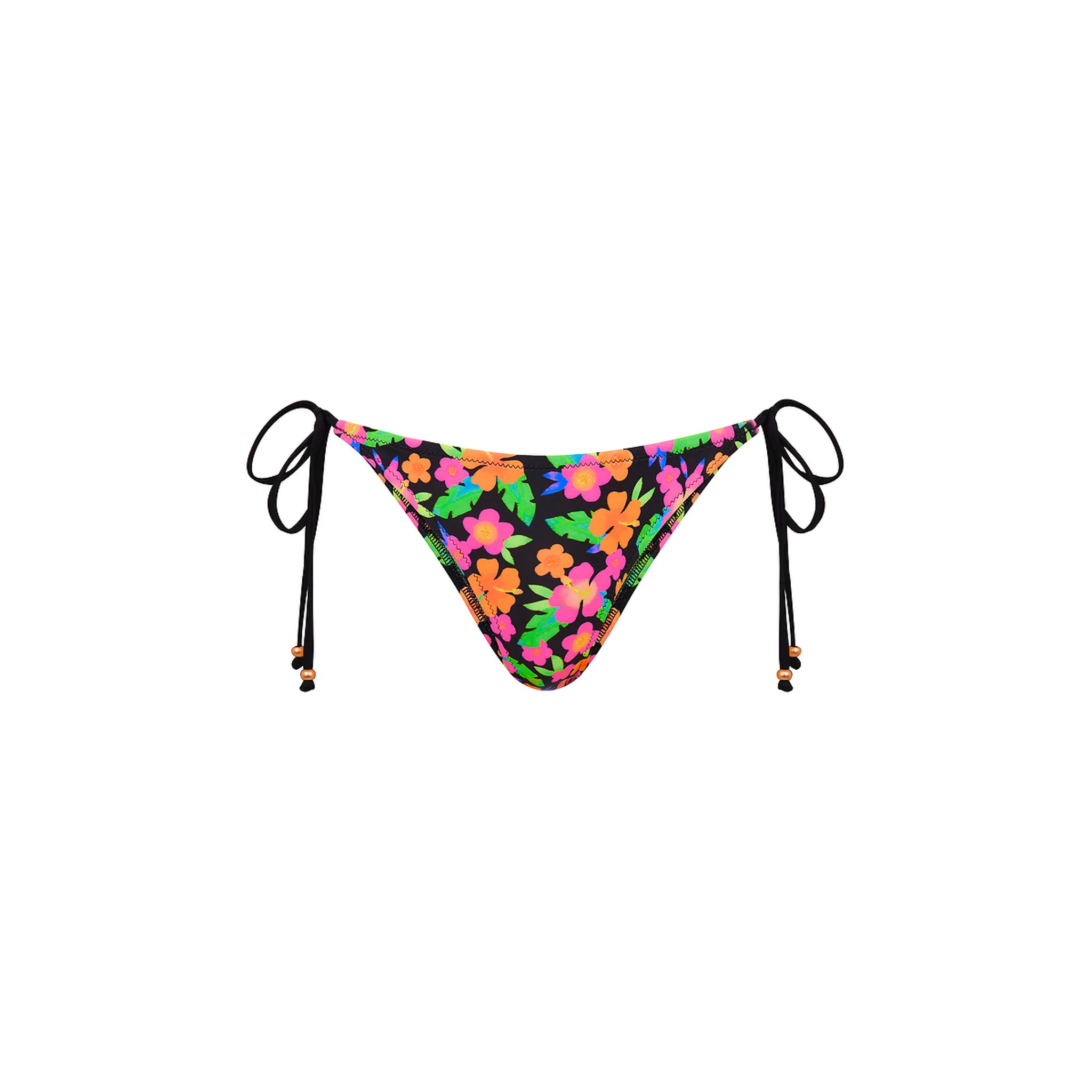 Full Coverage Tie Bikini Bottom - Midnight Glow