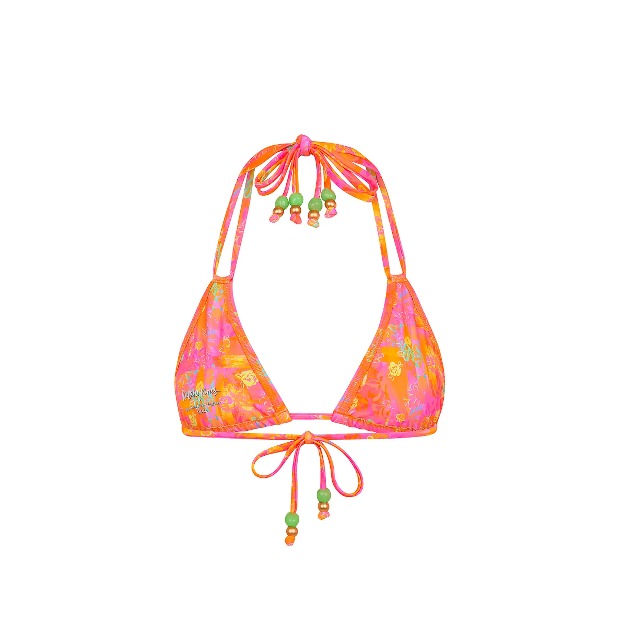 Halter Bralette Bikini Top - Sunrise Kiss - Image 10