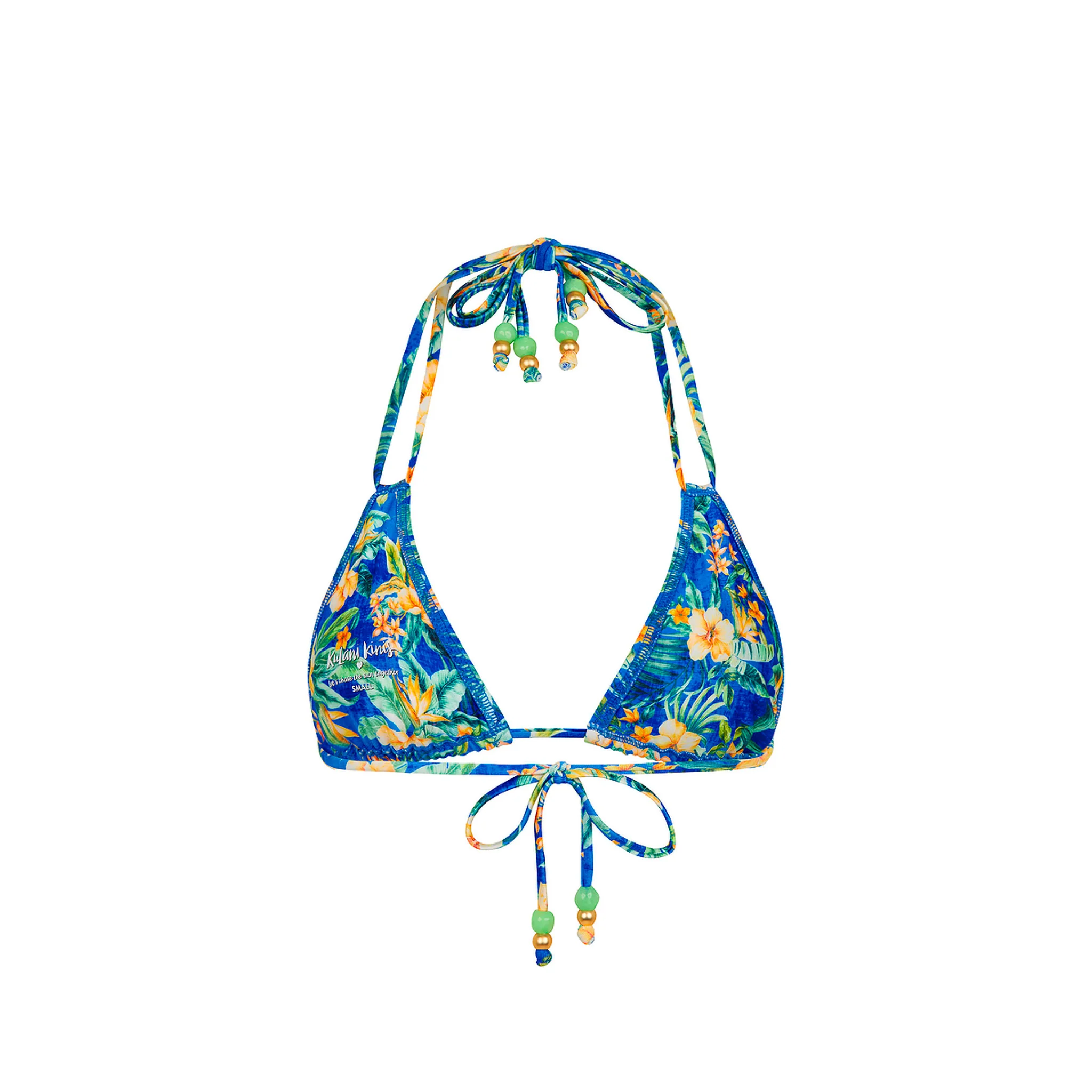 Halter Bralette Bikini Top - Tropez Tides - Image 9