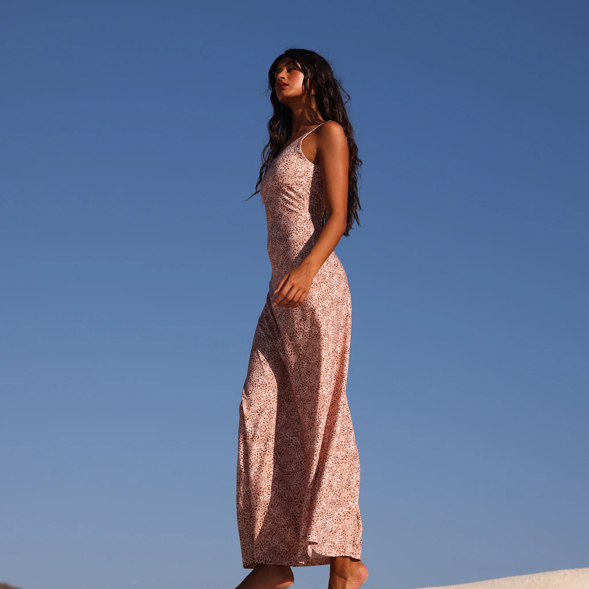 Scoop Low Back Maxi Dress - Wild Skies - Image 6